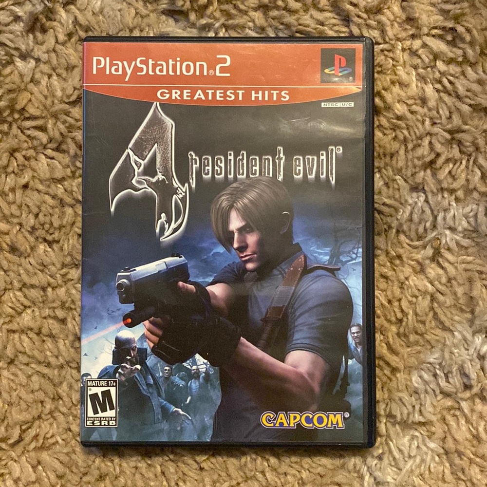 Resident Evil 4 Play Station 2 Game.